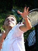 34 Razones para jugar al Tenis tenista-saque