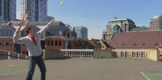 La afinada puntería de Andy Murray Andy Murray