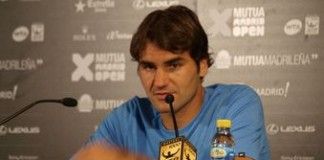 Mutua Madrid Open, Federer ante los medios Roger Federer