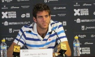 Del Potro estará en Roland Garros Juan Martín Del Potro