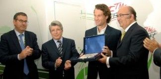 Carlos Moyá recibe un homenaje de la Federación Madrileña de Tenis Carlos Moyá