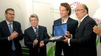 Carlos Moyá recibe un homenaje de la Federación Madrileña de Tenis Carlos Moyá