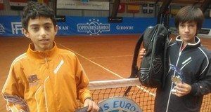 Alvarez y Sánchez Jover vencedores del dobles Sub-12 de Gradignan alvarez jover