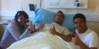 Guillermo García López operado de apendicitis Guillermo García López