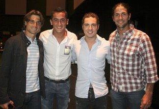 Ferrer, Verdasco y Almagro en el concierto de David Bisbal en Miami ferrer nadal verdasco bisbal