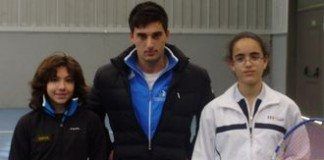 Paula Arias y Fernando Gil, campeones de la Babolat Cup de Castilla y León Paula Arias y Laura Bernardos
