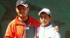 Nicolás Álvarez vencedor del Torneo Internacional Nike Junior Tour de Valldoreix nicolas alvarez cristiano oliveira