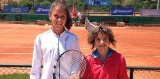 Paula Arias, campeona de la Fase Nacional de la Babolat Cup Eva Guerrero y Paula Arias