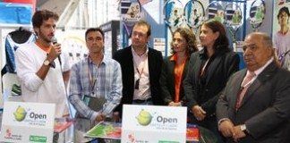 Encuentro del ATP Challenger El Espinar con los medios de comunicación en la Caja Mágica ocyl 20113 mmo