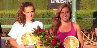Ana Román, subcampeona de España cadete en dobles roman subcampeona dobles