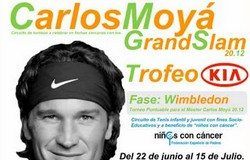 Torneo Wimbledon del Grand Slam Carlos Moyá-KIA grand slam carlos moya
