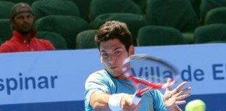 Ortega y Granollers a cuartos en El Espinar Roberto Ortega en ATP Challenger Open Castilla y León Villa de El Espinar