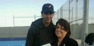 Nadal Pidió un autografo a la autora de ‘Podemos tener esperanza’ nadal y capllonch
