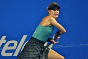 Kaia Kanepi Abierto Mexicano Tenis 2014 (Fotografía Monserrat Cruz)