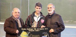 El abulense Cembellín gana el primer Torneo Junior Challenger Villa de El Espinar open junior el espinar