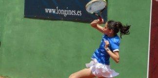 Elena Gutiérrez ya esta en el Roland Garros alevín elena sofia