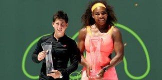 Carla Suárez, subcampeona del Miami Open carla suarez serena williams