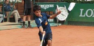 Carlos Alcaraz en cuartos de final del Roland Garros sub-13 alcaraz paris