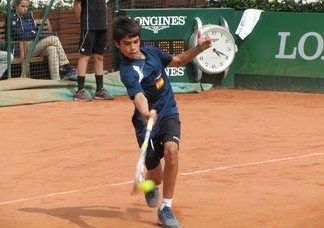 Carlos Alcaraz en cuartos de final del Roland Garros sub-13 alcaraz paris
