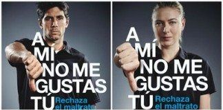 Los tenistas, contra la violencia de genero tenistas rechazan violencia de genero