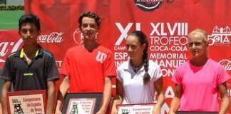 Tea Pavlicic y Nicolás Álvarez, campeones de la Copa Coca-Cola de Tenis copa coca cola tenis