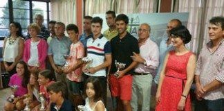 Guillermo García-López entregó los premios de su torneo Guillermo García-López en Club Tenis Albacete