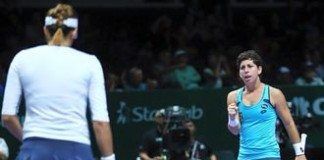 Carla Suárez y Garbiñe Muguruza buscaran la final de dobles en Singapur carla y garbiñe singapur