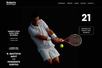 Roberto Bautista Agut presenta su web oficial web roberto bautista