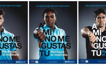 Los mejores tenistas del mundo, contra la violencia de género Tenistas contra la violencia de genero.