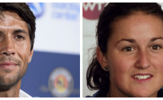 Fernando Verdasco y Lara Arruabarrena Wild Cards del Mutua Madrid Open Fernando Verdasco y Lara Arruabarrena Mutua Madrid Open