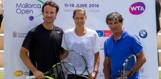 Ana Ivanovic, Carlos Móya y Toni Nadal inauguran la pista central del Mallorca Open Mallorca Open Ana Ivanovic, Carlos Moyà y Toni Nadal inauguran la pista central