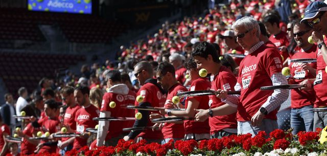 2016 05 01 MUTUA MADRID OPEN 2016FOTO: A. MARTINEZ/MMO Récord Guinness para el Mutua Madrid Open