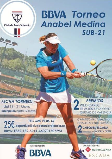 Torneo Anabel Medina Torneo Anabel Medina 2016 en Club Tenis Valencia