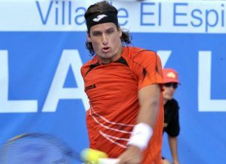 Feliciano López regresa a El Espinar Feliciano López en las pistas de El Espinar