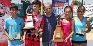 Silvia Vargas y Mario González, campeones de España en categoría infantil Ganadores y finalistas Campeonato España Infantil de Tenis