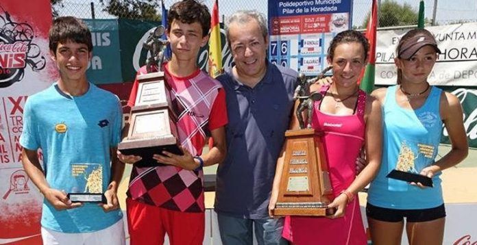 Ganadores y finalistas Campeonato España Infantil de Tenis