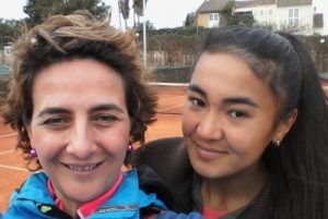 Maite Iriarte y Takhmina Burkhanova