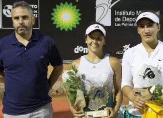 Samantha Harris gana el Torneo BP Ultimate Gran Canaria Samantha Harris y Fatma Al Nabhani final del Torneo BP Ultimate Gran Canaria