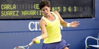 Carla Suárez viaja al Masters de Singapur pendiente de su muñeca Carla Suárez Masters de Singapur