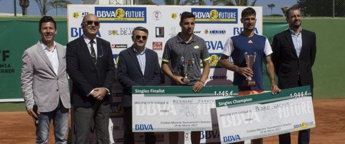 Final I BBVA Future Vila de Xàbia, Bernabé Zapata y Pedro Cachín