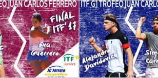 Eva Guerrero y Alejandro Davidovich los finalistas del Trofeo Juan Carlos Ferrero Eva Guerrero y Alejandro Davidovich finalistas Trofeo Juan Carlos Ferrero