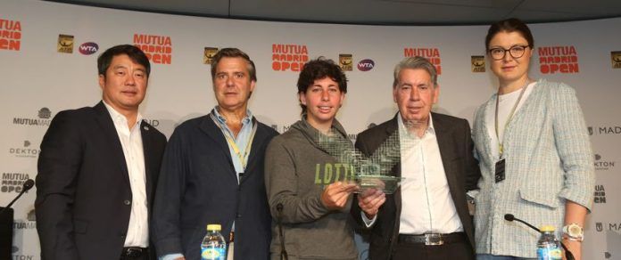Presentación trofeos sostenibles_Ecovidrio y Mutua Madrid Open 2017 Ecovidrio