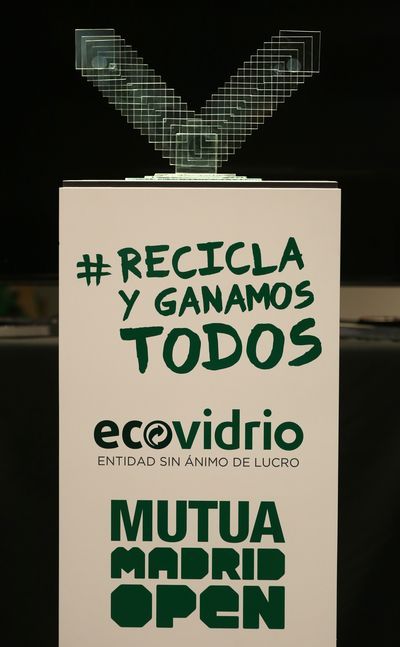 Ecovidrio Presentación trofeos sostenibles_Ecovidrio y Mutua Madrid Open 2017