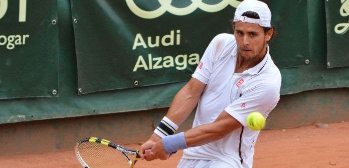Juan Lizariturry en el Torneo Internacional de Tenis de Getxo