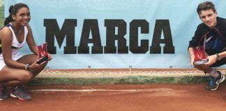 Max Alcalá y Alejandra Ferrer ganan en Lleida y estrenan el palmarés del Mutua Madrid Open Sub 16 Max Alcalá y Alejandra Ferrer Mutua Madrid Open Sub 16