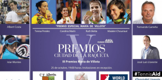 Rafael Nadal y Anabel Medina entre los galardonados en los Premios María de Villota y Ciudad de la Raqueta Rafael Nadal y Anabel Medina Premios María de Villota y Ciudad de la Raqueta