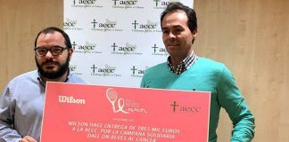 Wilson recauda 3.000 euros para la lucha contra el cáncer de mama Wilson lucha contra el cáncer de mama