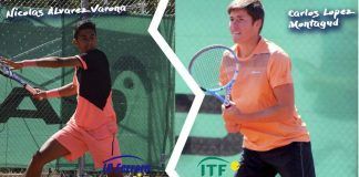 Final española en el ITF Junior G1 Juan Carlos Ferrero Carlos López Montagud y Nicolás Alvarez Varona en la final del ITF Junior G1 Juan Carlos Ferrero