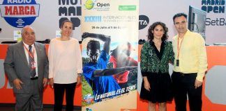 Presentación del XXXIII Open Castilla y León. Villa de El Espinar El XXXIII Open Castilla y León de El Espinar, presentado en el Mutua Madrid Open