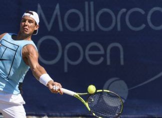Rafa Nadal se entrenará en el Mallorca Open para preparar Wimbledon Rafael Nadal entrenando en el Mallorca Open